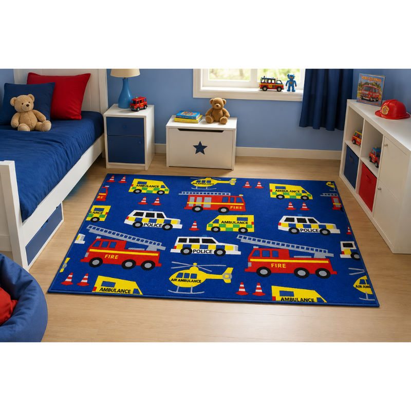 Tappeto bambino "macchinine" 100 cm x 150 cm