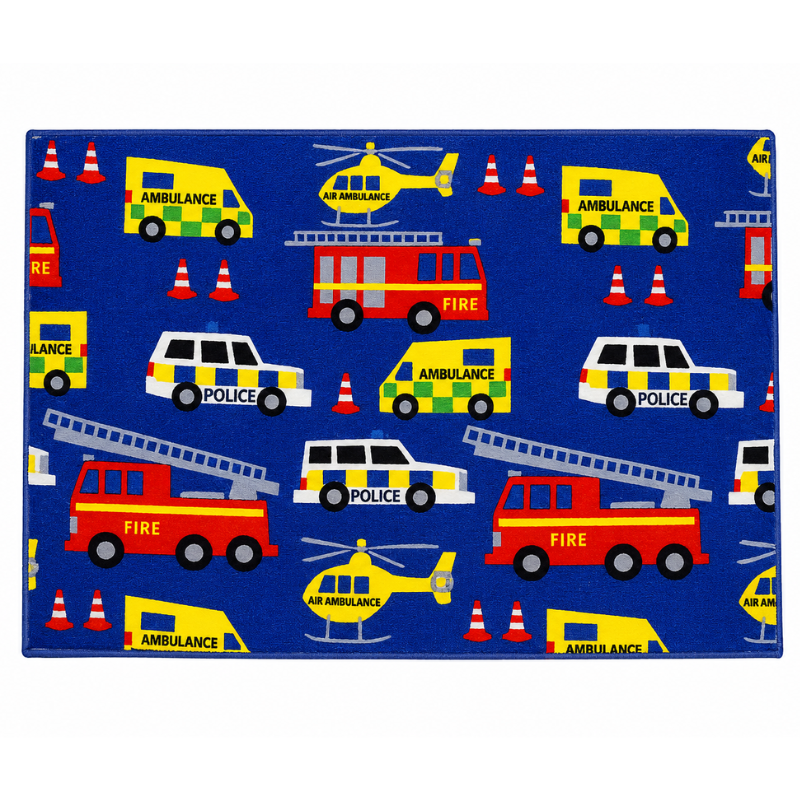 Tappeto bambino "macchinine" 100 cm x 150 cm
