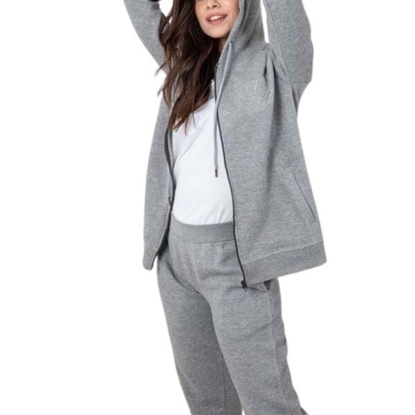 Tuta donna con zip e cappuccio