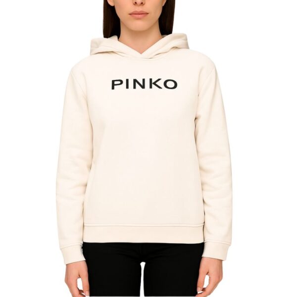 Felpa con cappuccio Pinko Bianco Felpa con cappuccio Pinko Bianco