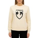 Felpa Pinko Girocollo Crema