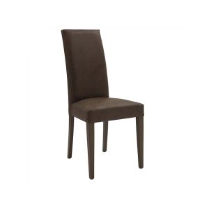 Sedia Vescovo Marrone Invecchiato - immagine 1