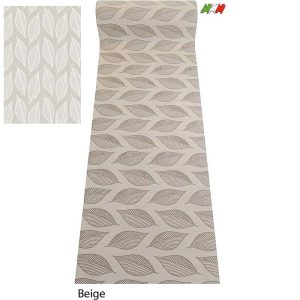 Passatoia Cucina Foglie Beige