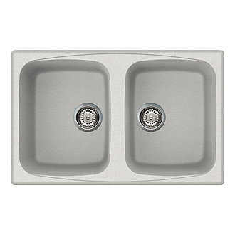 Lavello Elleci 2 Vasche 79X50 2 vasche Granitek