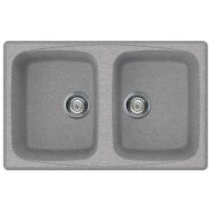 Lavello Elleci 2 Vasche 79X50 2 vasche Granitek - immagine 1