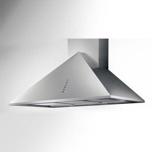 Cappa a parete Tecnowind modello Zenith L.90 Nero