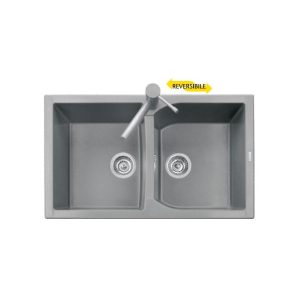Lavello Plados Corax 2 Vasche 86 x 50 reversibile