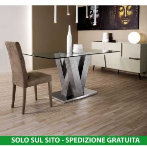 Tavolo in vetro Ennio - immagine 2