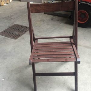 Sedia pieghevole legno naturale - immagine 4
