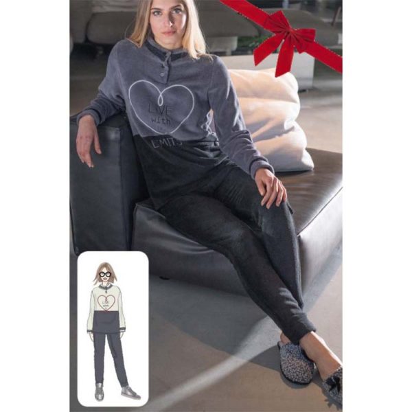 Senza-titolo-k Pigiama donna in pile Live