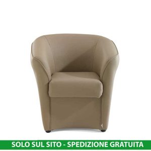 Poltrona ecopelle VALENTINA - immagine 1