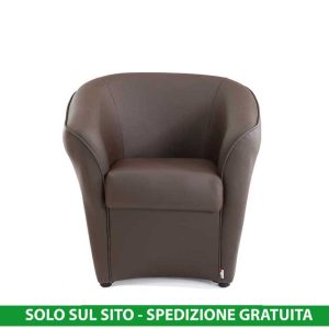 Poltrona ecopelle VALENTINA - immagine 5