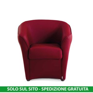 Poltrona ecopelle VALENTINA - immagine 3