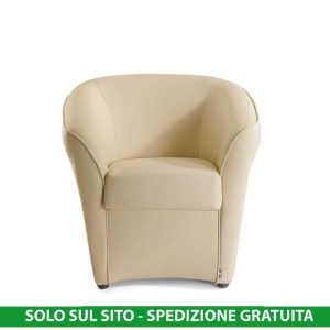 Poltrona ecopelle VALENTINA - immagine 4