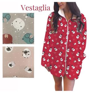 Vestaglia con Zip e Maniche
