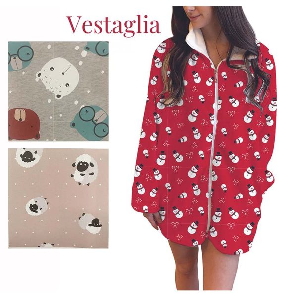 xr:d:DAFMZfcQcHY:234,j:36665781441,t:22092917 Vestaglia con Zip e Maniche