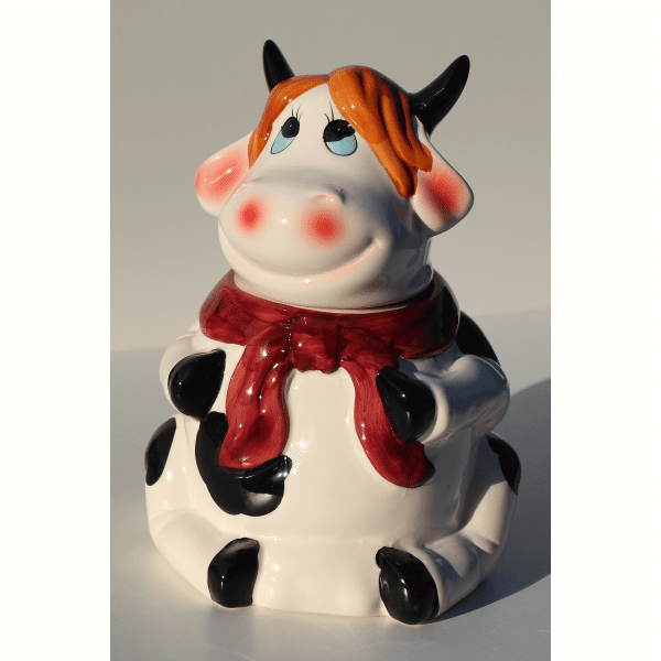 barattolo-grande-mucca-pz-20 barattolo in ceramica mucca