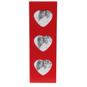 cornice Love con tre spazi portafoto