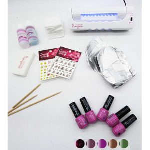 Kit smalto semipermanente con lampada LED - immagine 1