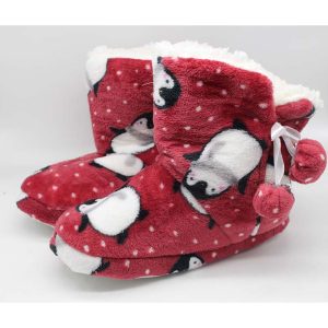 PANTOFOLE STIVALETTO IN PILE DONNA - immagine 2