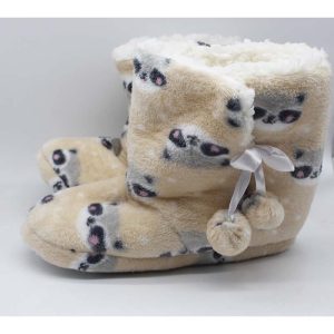 PANTOFOLE STIVALETTO IN PILE DONNA - immagine 5