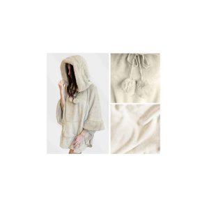 Poncho Donna in pile - immagine 4