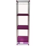 porta cd viola in plastica colorata