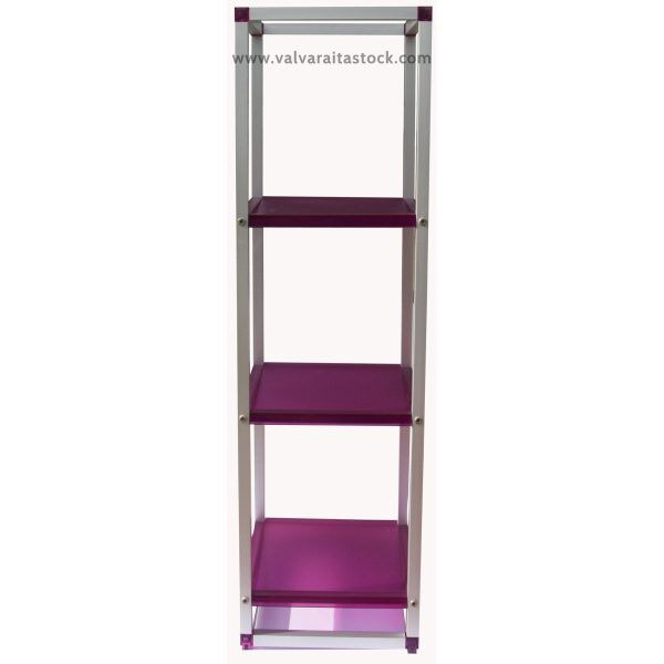 porta cd viola in plastica colorata