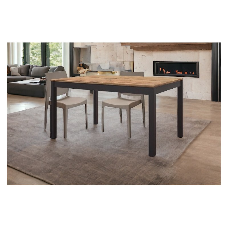 Tavolo Allungabile Effetto Legno