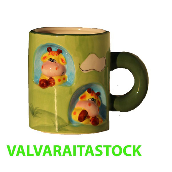 tazza per colazione giraffa