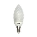 Lampadina basso consumo tortiglione risparmio energetico 5W 8W E14 luce calda-0
